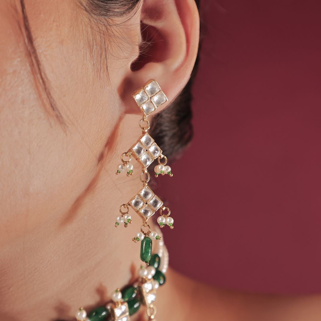 Green Choker And Necklace Green Choker And Necklace