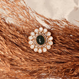 Green stone ring Green stone ring