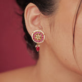 pink stud earrings pink stud earrings