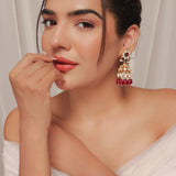 Red Jhumkas Online Red Jhumkas Online