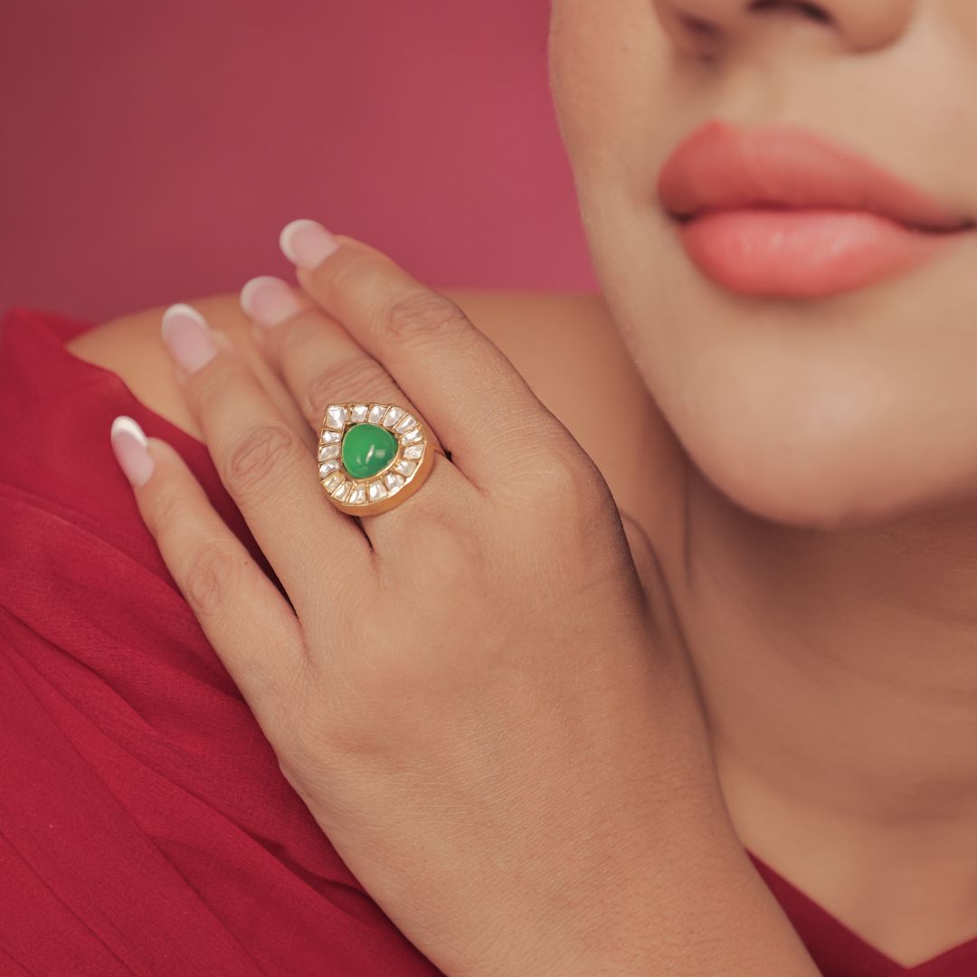 green rings for women