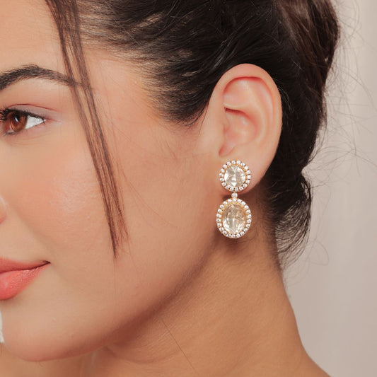 Stone earrings for women