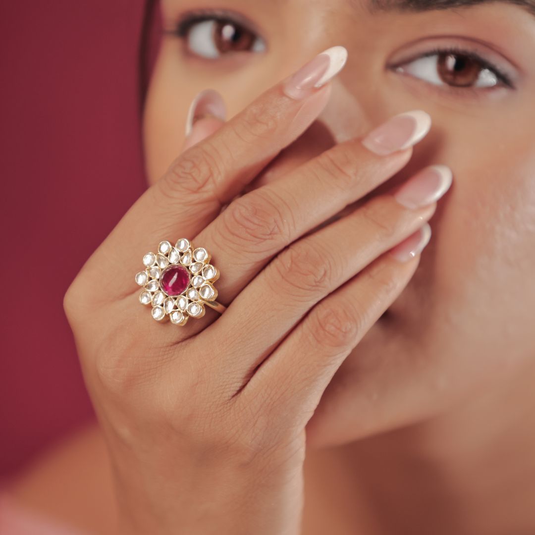 Pink rings for women
