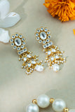 White Pearl Earrings