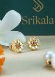 Traditional Flower Design Earring